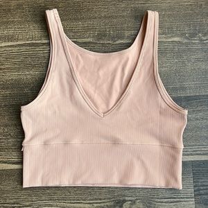 Lululemon size 10 light pink sports bra